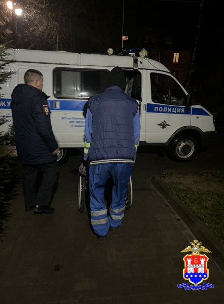 Полицейские пришли на помощь пенсионерке из Полесска, которая упала и сломала ногу